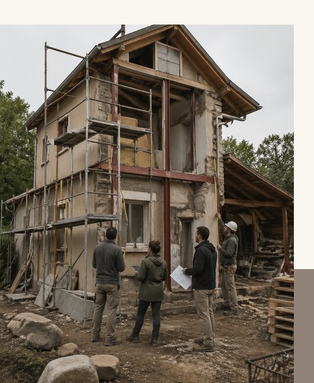 Реконструкция загородного дома под ключ в Кондопоге от бюро
